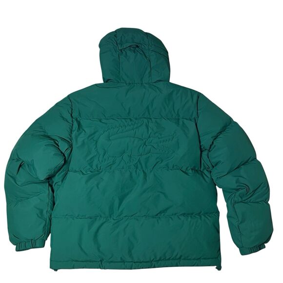 Lacoste Puffer Jacket Mens S Green Quilted Water Repellent *NEEDS REPAIR* BH3522 - Picture 3 of 16